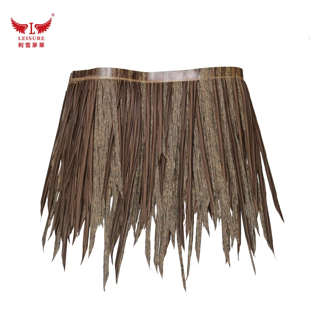 Brown Brown brown LEISURE THATCH Pastoral Complex Synthetic Plastic Rolled Straw, Characteristic Town Synthetic Plastic Rolled Straw, Villa Synthetic Plastic Rolled Straw
