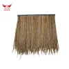 Yellow brown LEISURE THATCH simulation thatched building roof, simulation thatched villa roof decoration