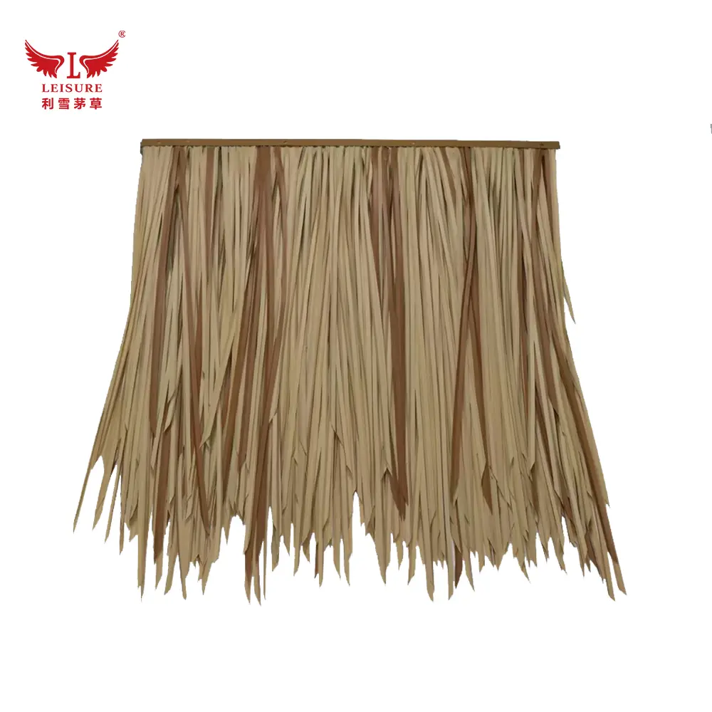 Brown brown LEISURE THATCH landscape thatched roof, seaside building simulation thatched