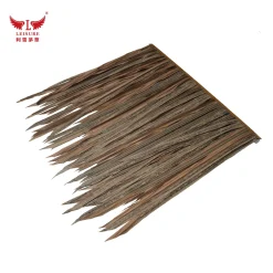 Alternative view of brown brown brown LEISURE THATCH umbrella, artificial thatched roof, modern thatched roof
