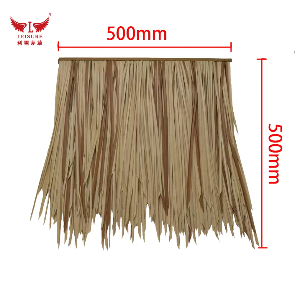 Brown brown LEISURE THATCH landscape thatched roof, seaside building simulation thatched - Image 2