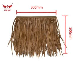 Alternative view of brown LEISURE THATCH Zoo, Hot Spring thatched pavilion, Museum thatched pavilion, Museum thatched house