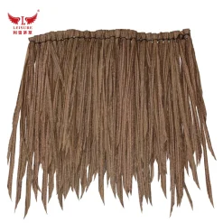 Deep curry color LEISURE THATCH outdoor restaurant simulation thatched, ancient building repair simulation thatched, leisure area simulation thatched