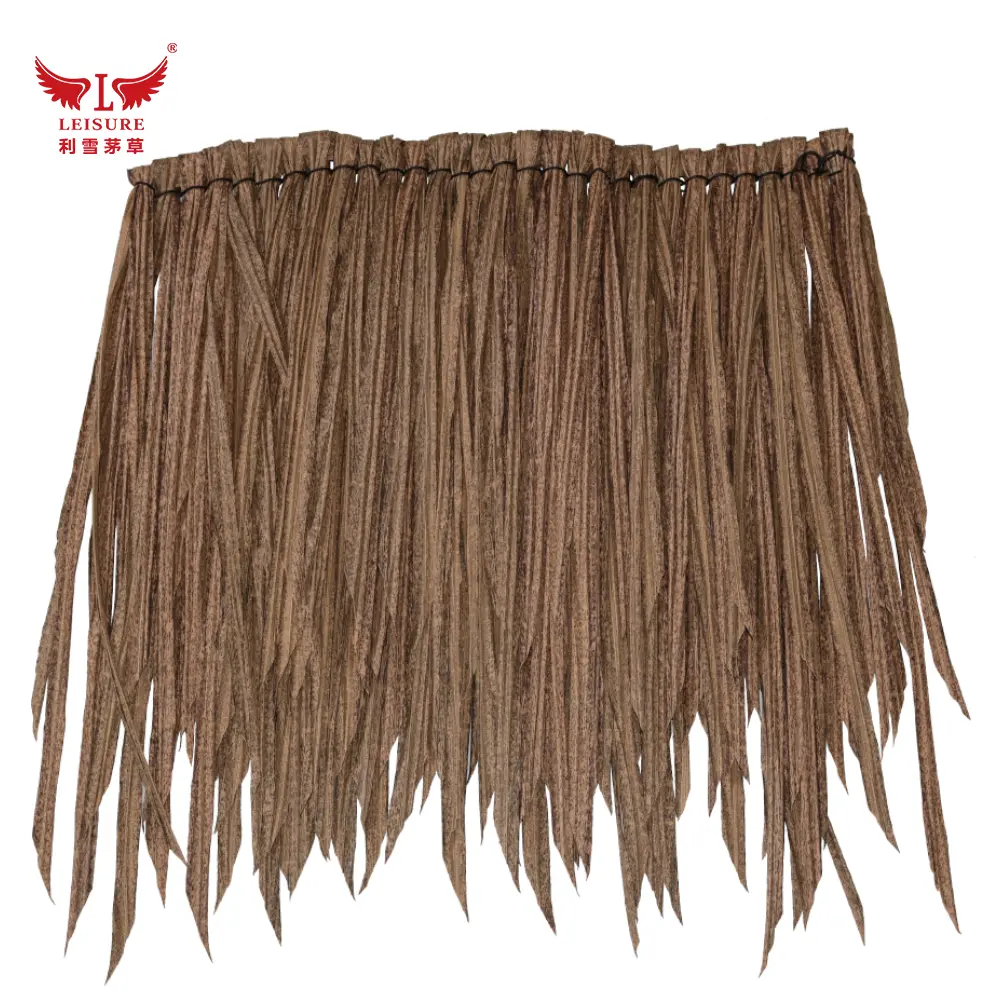 Deep curry color LEISURE THATCH outdoor restaurant simulation thatched, ancient building repair simulation thatched, leisure area simulation thatched