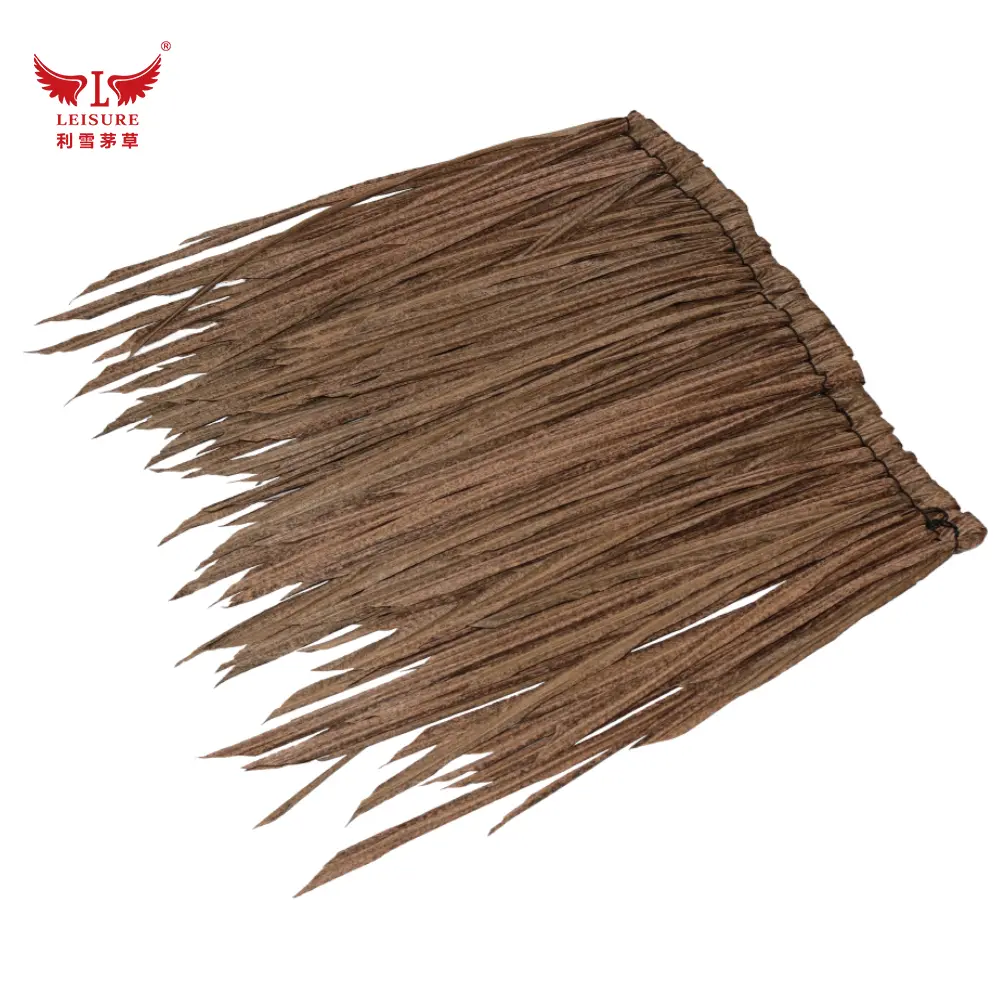 Deep curry color LEISURE THATCH outdoor restaurant simulation thatched, ancient building repair simulation thatched, leisure area simulation thatched - Image 2