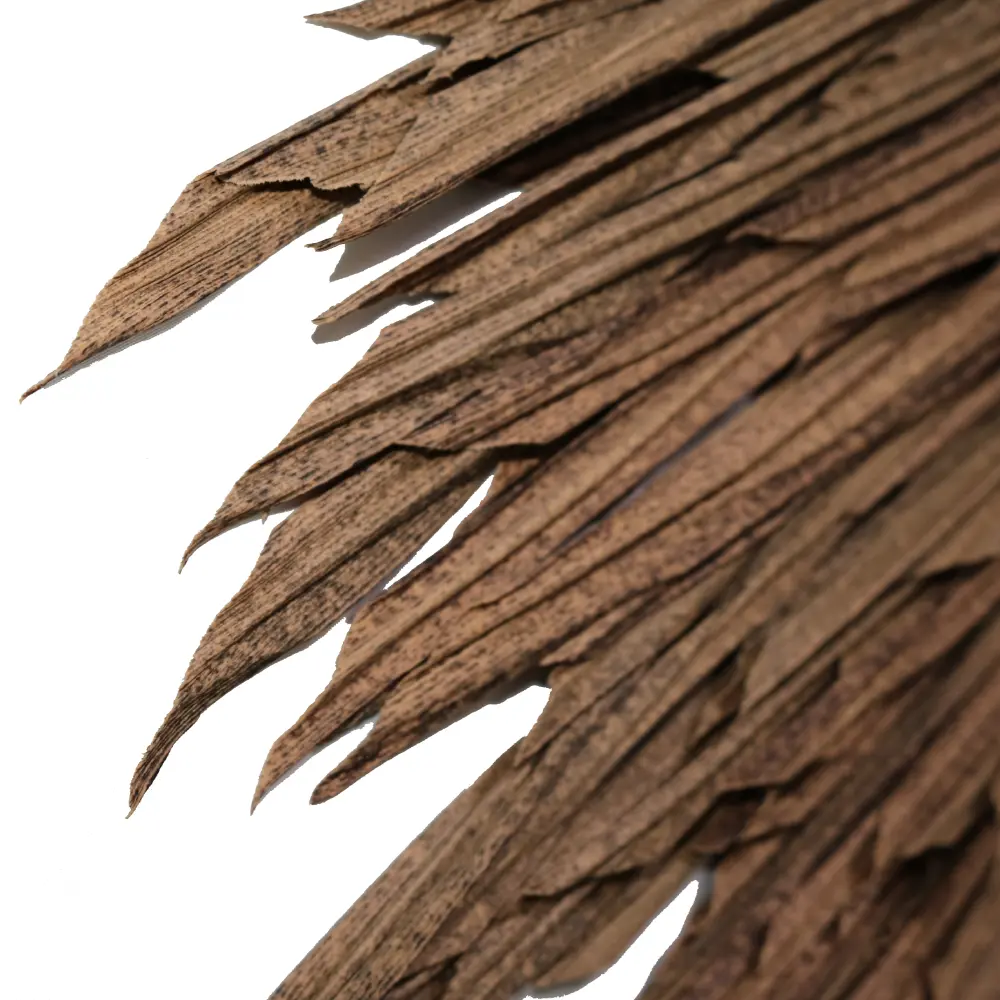 Deep curry color LEISURE THATCH outdoor restaurant simulation thatched, ancient building repair simulation thatched, leisure area simulation thatched - Image 3