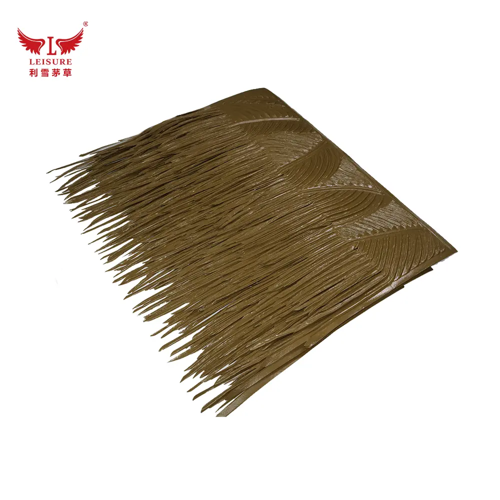 Palm brown LEISURE THATCH beach palm leaf room, palm leaf room hotel, amusement park palm leaf pavilion - Image 2