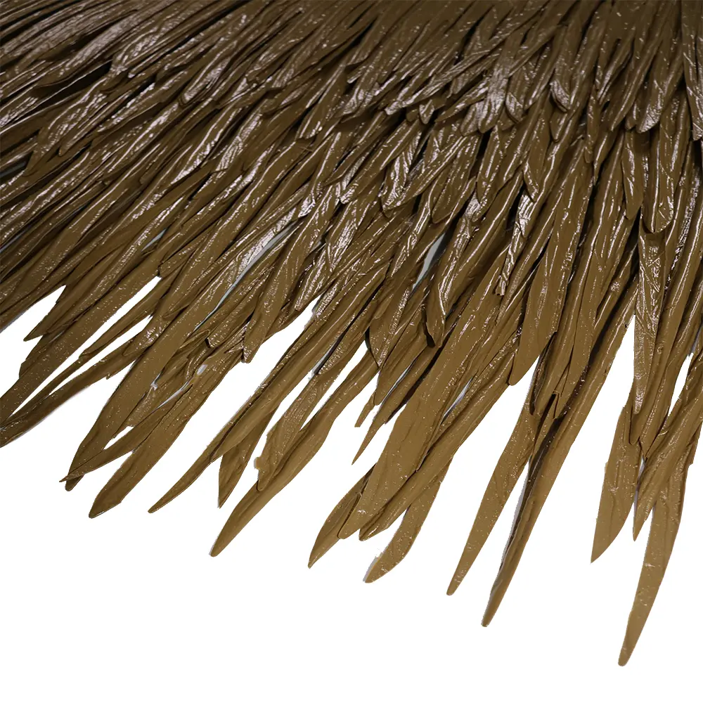 Palm brown LEISURE THATCH beach palm leaf room, palm leaf room hotel, amusement park palm leaf pavilion - Image 3