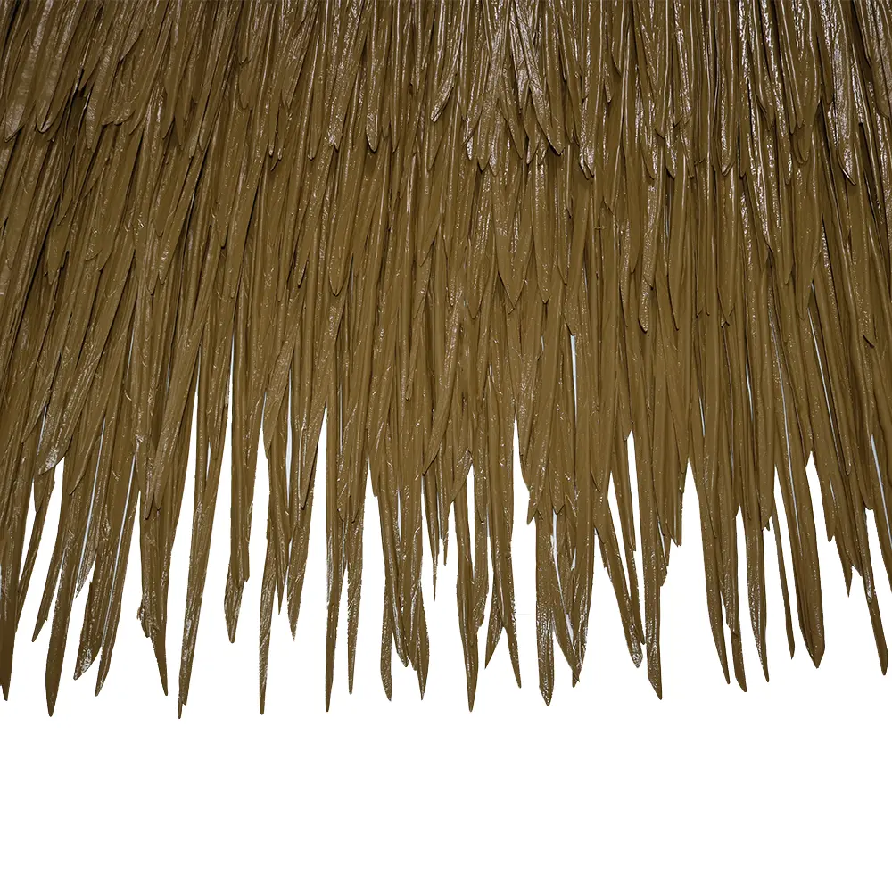 Palm brown LEISURE THATCH beach palm leaf room, palm leaf room hotel, amusement park palm leaf pavilion - Image 4