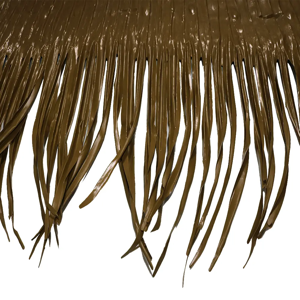 brown LEISURE THATCH theme park, outdoor restaurant, scenic spot simulation palm leaves