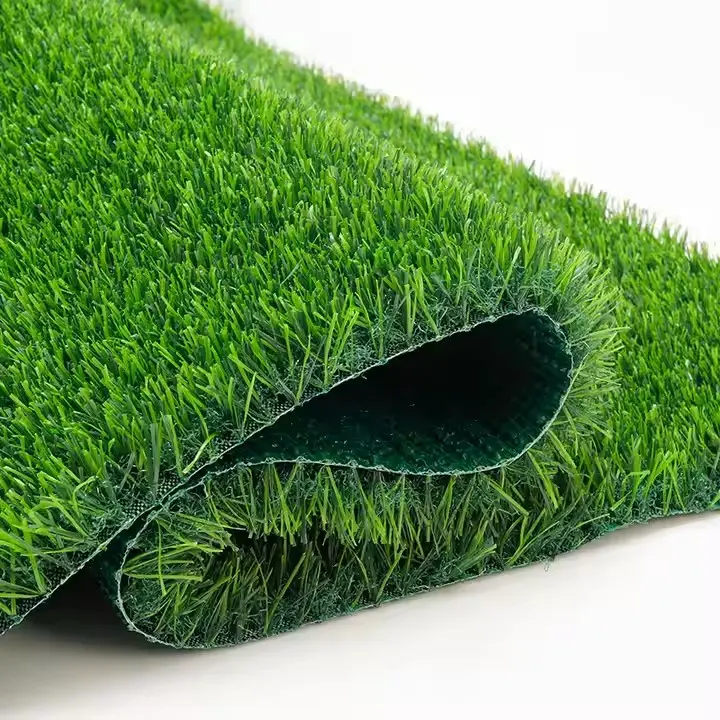 High-quality professional garden decorative floor Pp plastic green soft artificial grass artificial grass carpet - Image 3