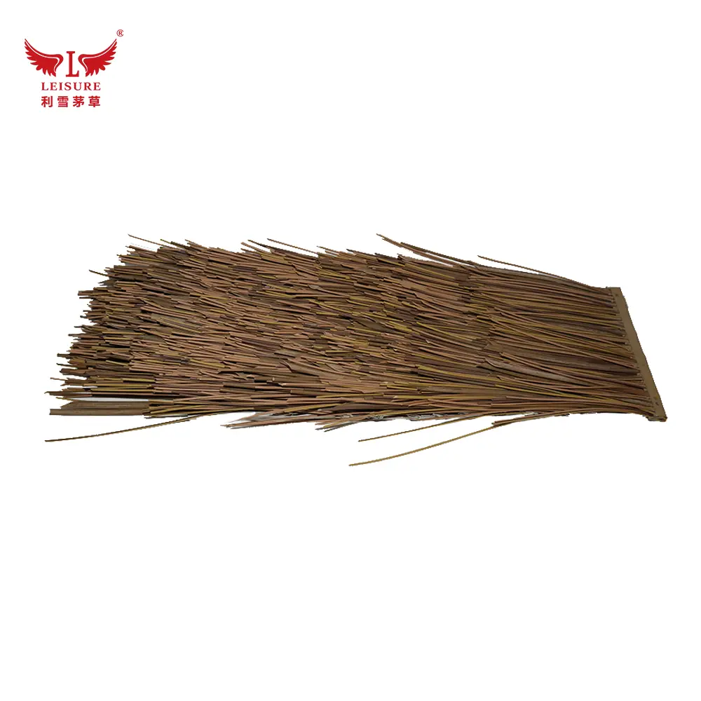 Yellow brown brown brown LEISURE THATCH pastoral complex straw, beach thatched house, hot spring thatched house replication - Image 3