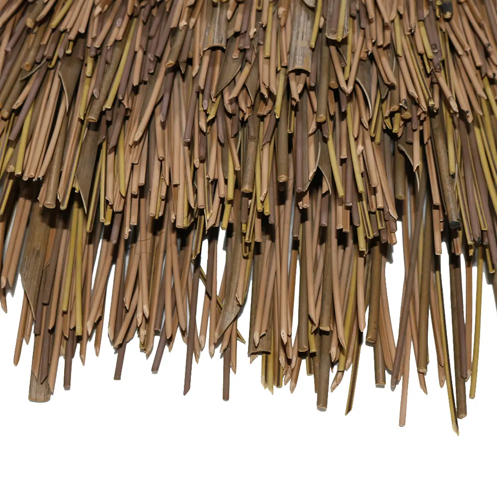 Yellow brown brown brown LEISURE THATCH pastoral complex straw, beach thatched house, hot spring thatched house replication - Image 4