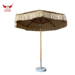 Wheat yellow LEISURE THATCH resort, public building synthetic thatched umbrella, courtyard synthetic thatched umbrella copy manufacturer