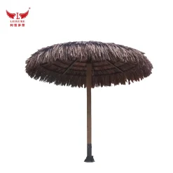 Brown LEISURE THATCH resort, public building simulation simulation thatched umbrella, courtyard simulation thatched umbrella