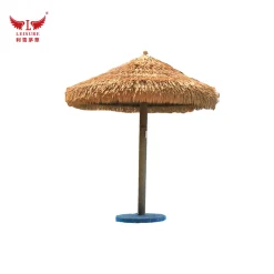 Leaf yellow LEISURE THATCH resort, public building simulation thatched umbrella, courtyard simulation thatched umbrella