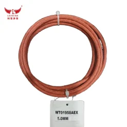 Leisure PE orange imitation rattan woven plastic rattan custom exclusive synthetic white rattan WT01958AEX5.0 manufacturer