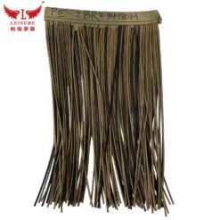 Leisure Synthetic Thatch Roof Tiles - Model PE-ZB234180H, PE Material, Multi-Tone Realistic Thatch for Tropical Roofing & Landscaping