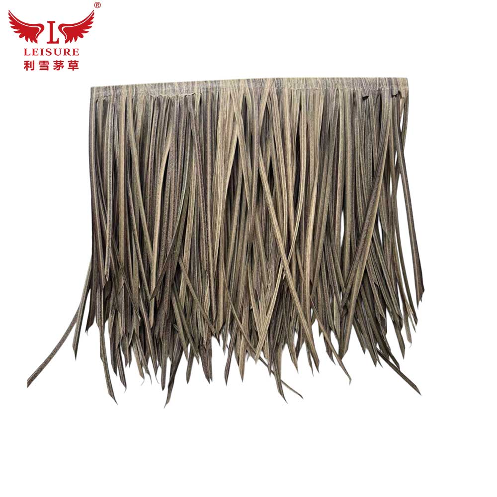 Leisure Plastic Roll Thatch - Realistic Synthetic Thatch for Tropical Roofing, Landscaping & Outdoor Decor